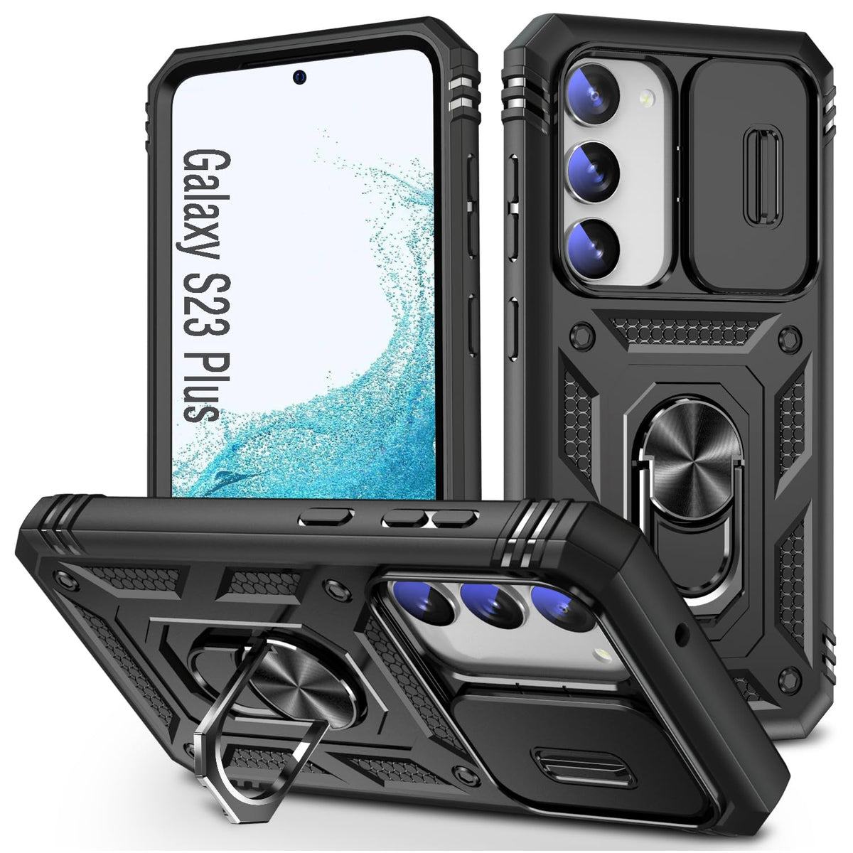 PC+TPU Shockproof  phone case  function for Samsung Galaxy S23 Ultra