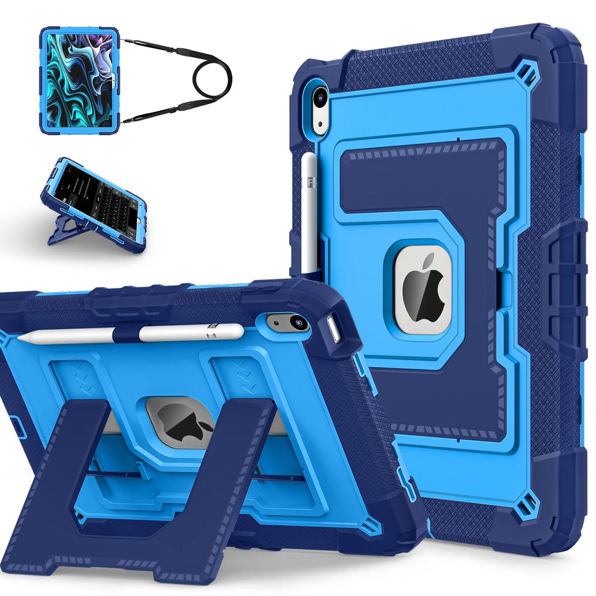 Shockproof Stand Tablet Case for iPad (A16) 11/10.9-inch
