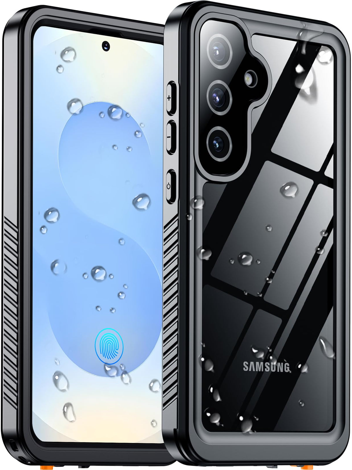 Military-grade shockproof and waterproof phone case for Samsung Galaxy S25