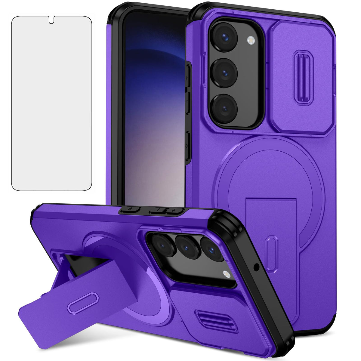 Phone cases for Samsung Galaxy S24 Plus/S25 Plus, MagSafe compatible