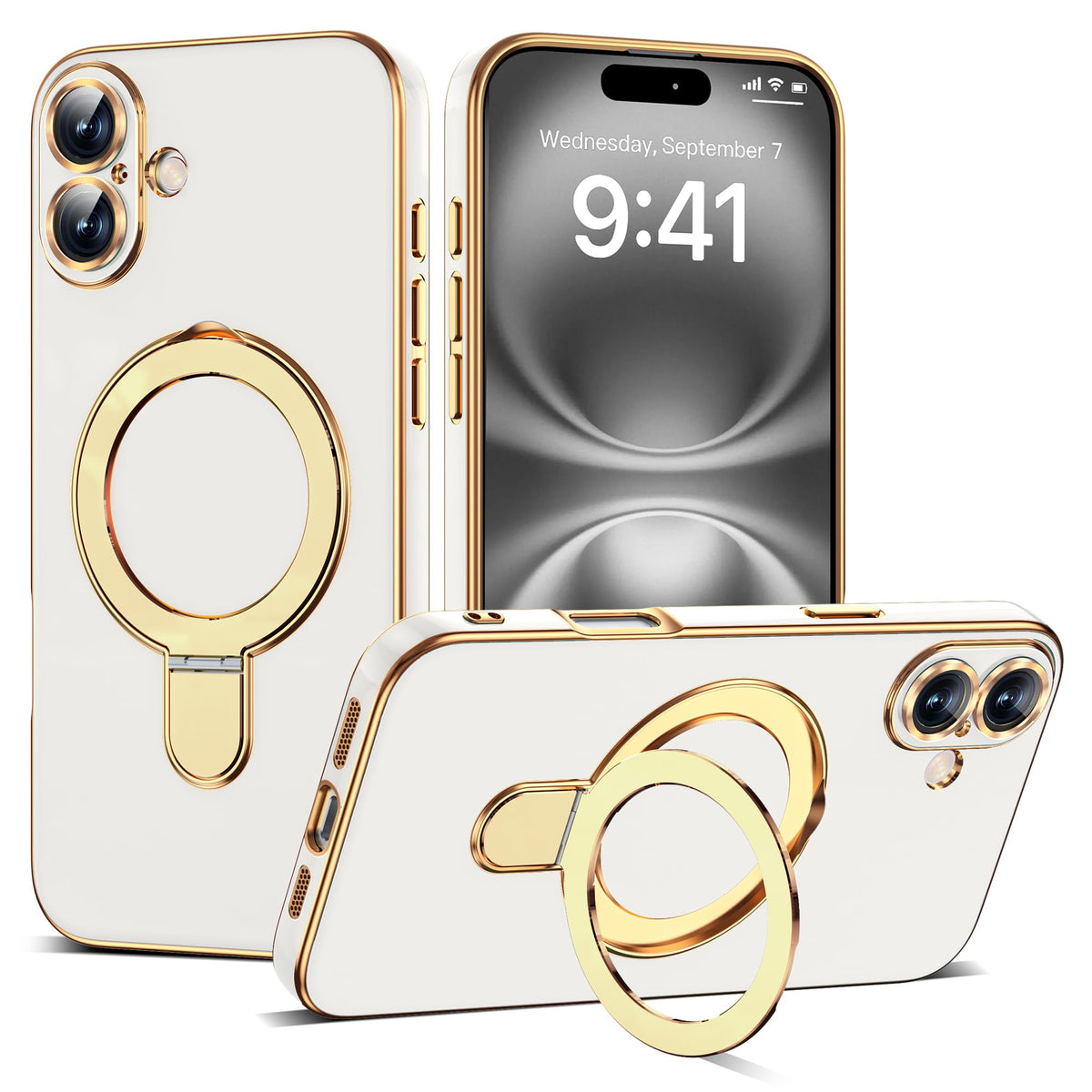 Magnetic [MagnSafe Compatible] Soft Electroplated Phone Case for iPhone 16 Pro