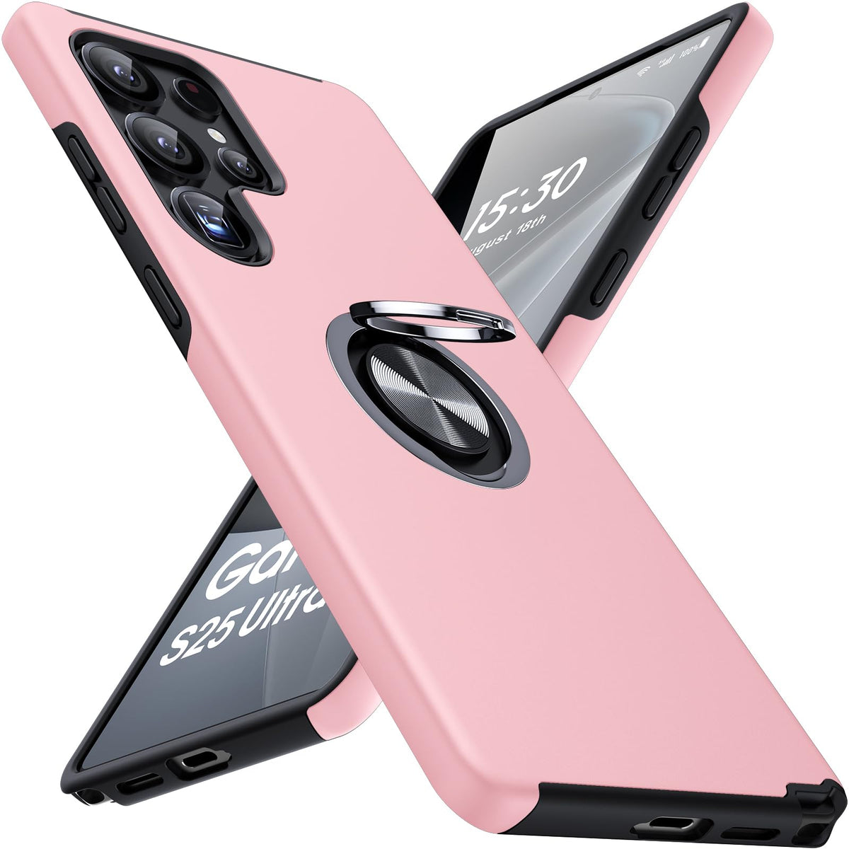 Shockproof phone case for Samsung Galaxy A56 5G, includes two screen protectors.