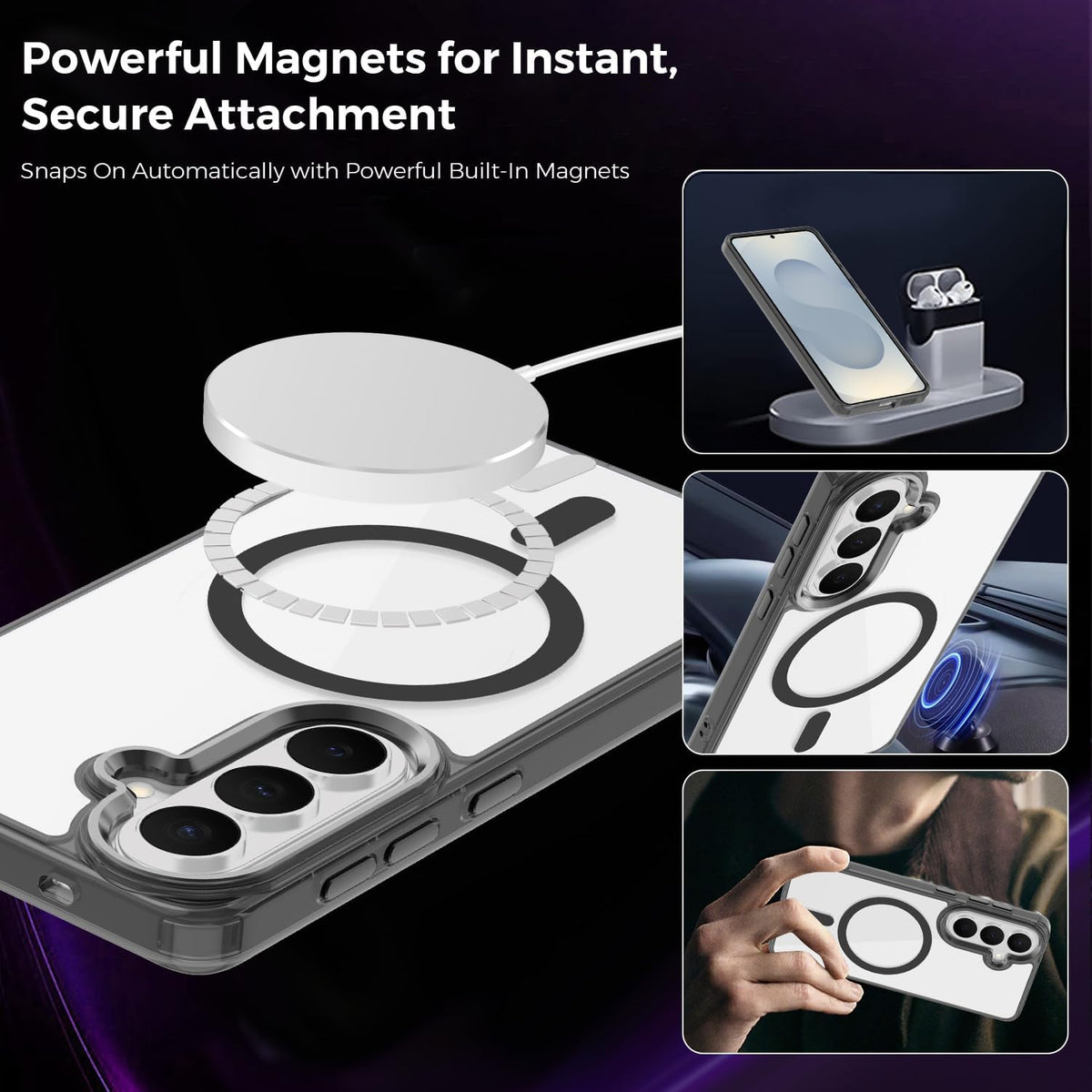 TPU+PC MagSafe phone case for Samsung Galaxy S26