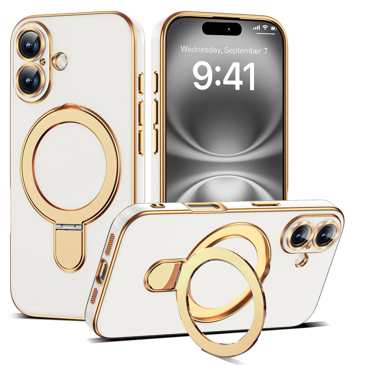 Magnetic [MagnSafe Compatible] Soft Electroplated Phone Case for iPhone 16 Pro