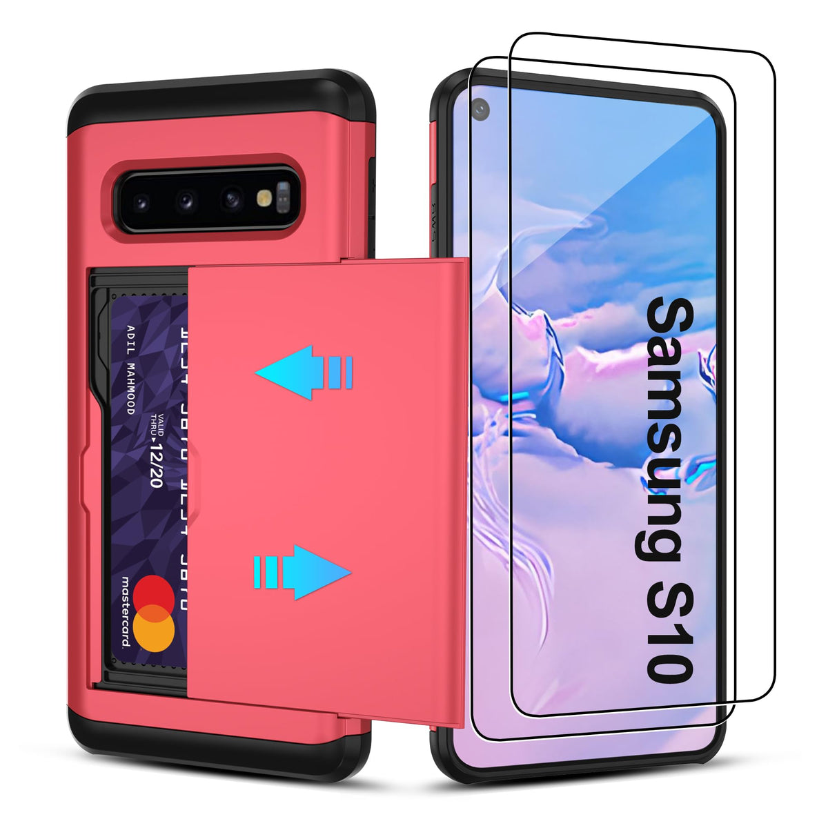 PC+silicone phone case with SIM card slot for Samsung Galaxy A56 5G