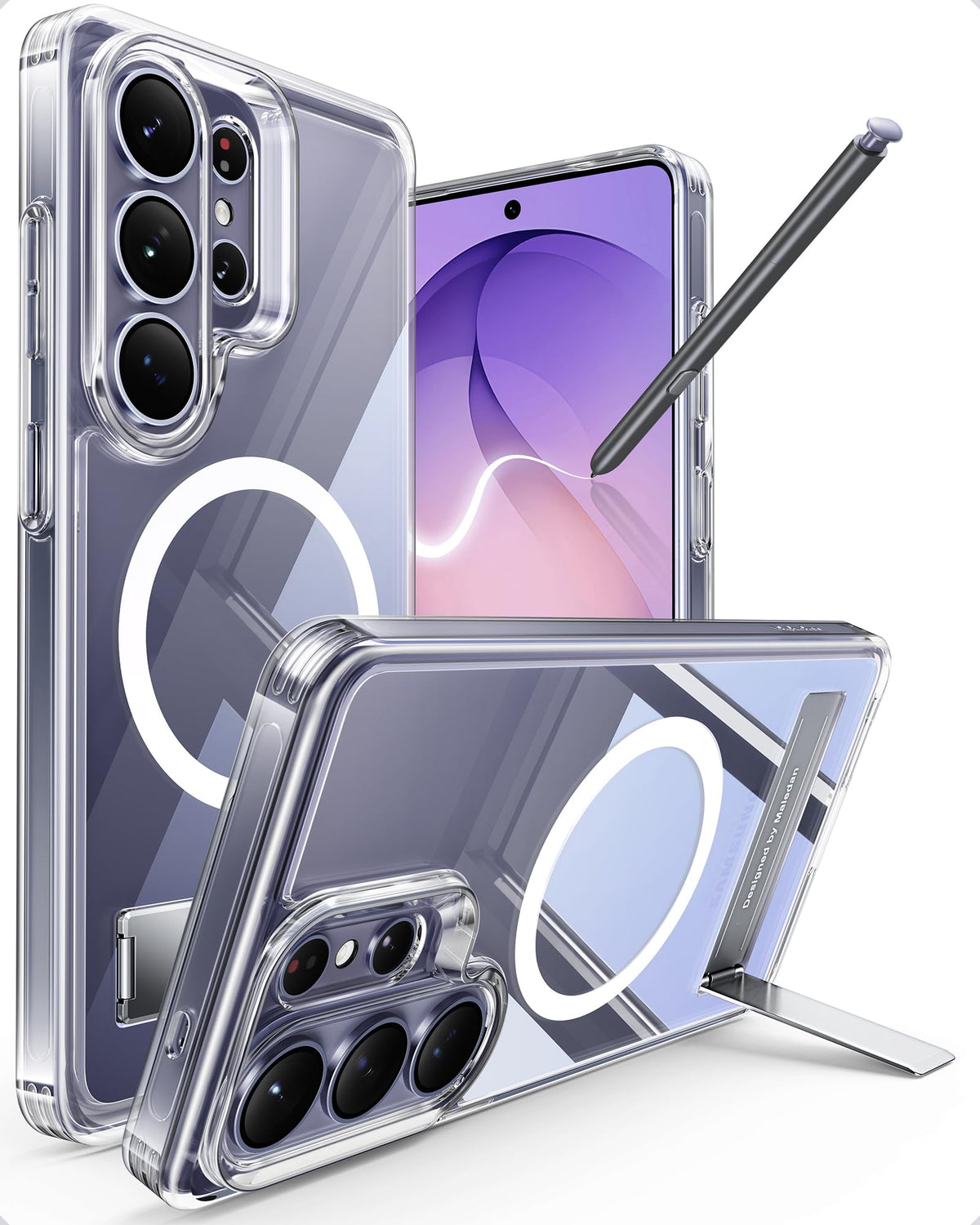 Magnetic shockproof phone case for  with built-in phone stand