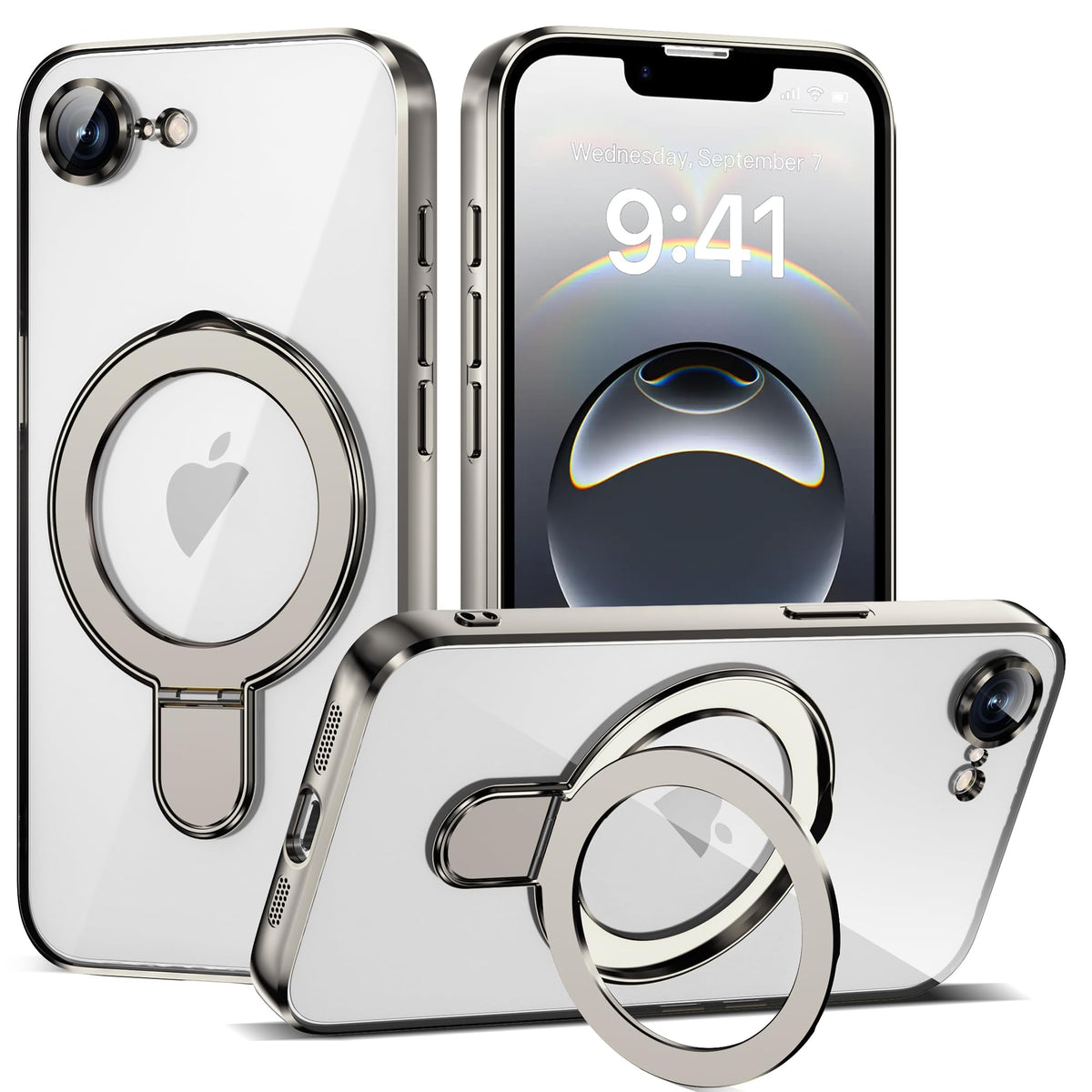 Magnetic [MagnSafe Compatible] Soft Electroplated Phone Case for iPhone 16 Pro
