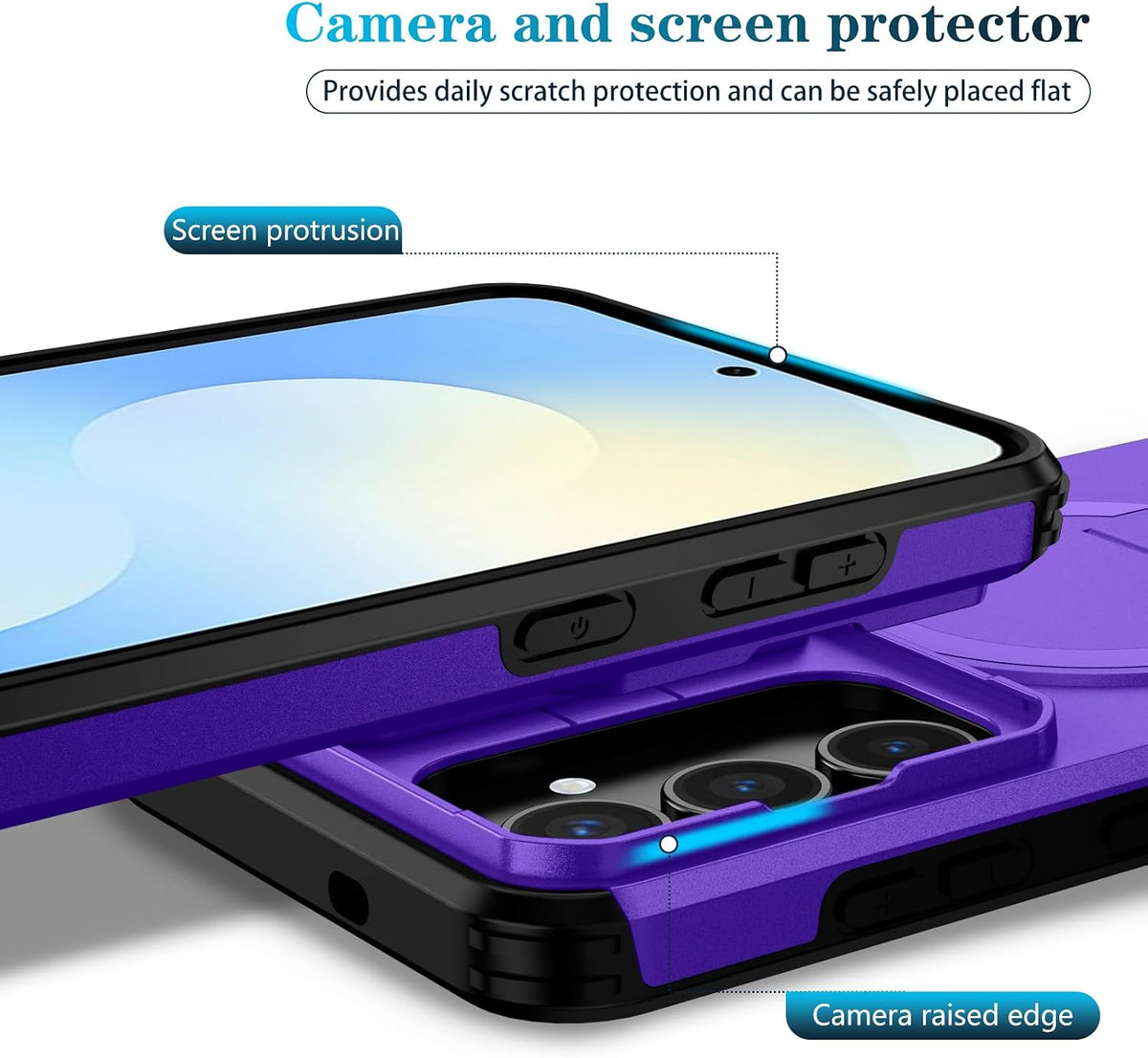 Phone cases for Samsung Galaxy S24 Plus/S25 Plus, MagSafe compatible
