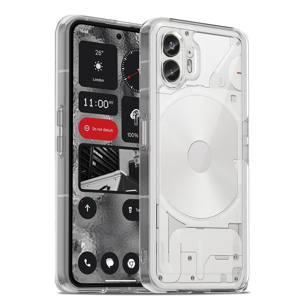 Military-grade shockproof phone case for Nothing Phone 1