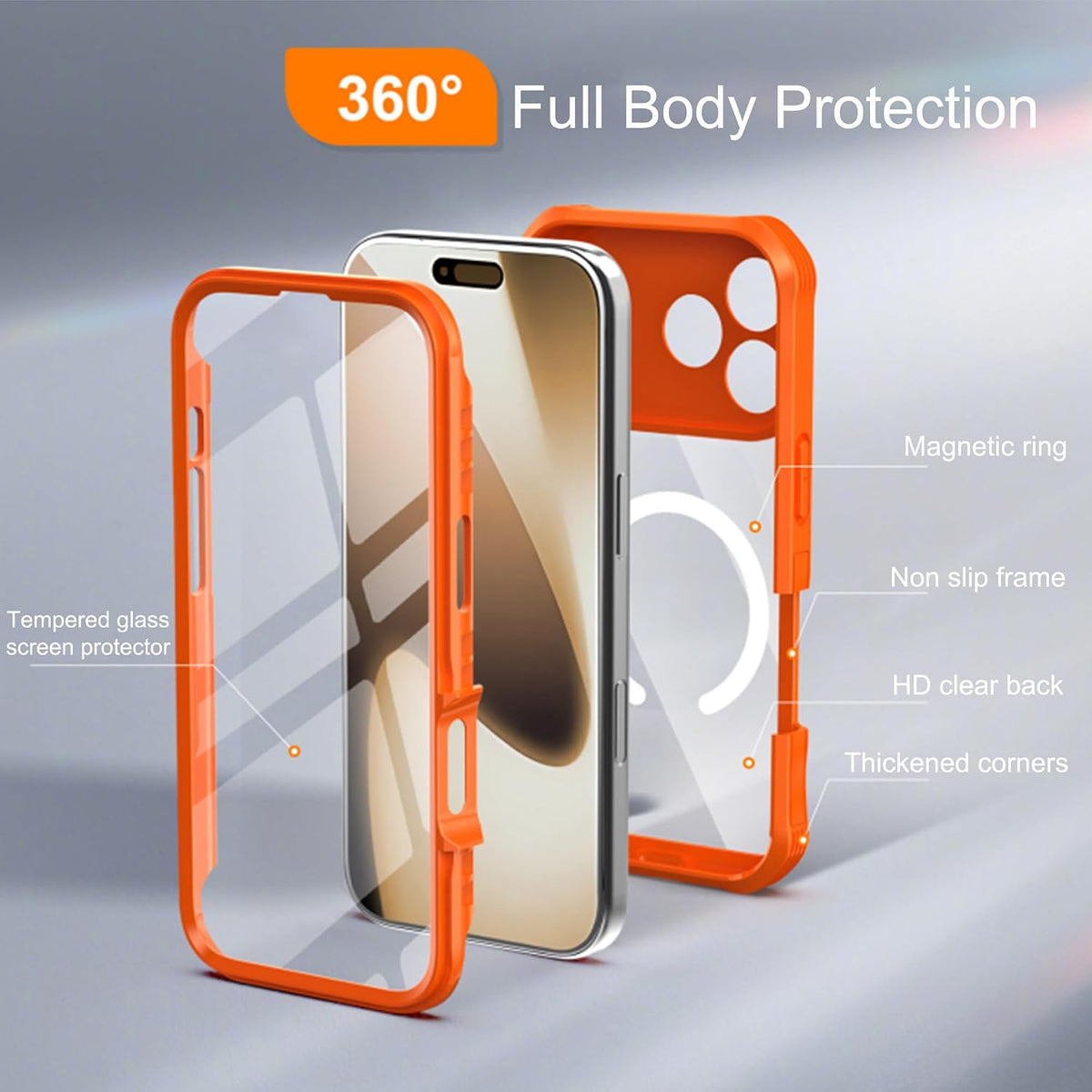 MagSafe Shockproof iPhone 17 Pro Phone Case | All-Around Protection