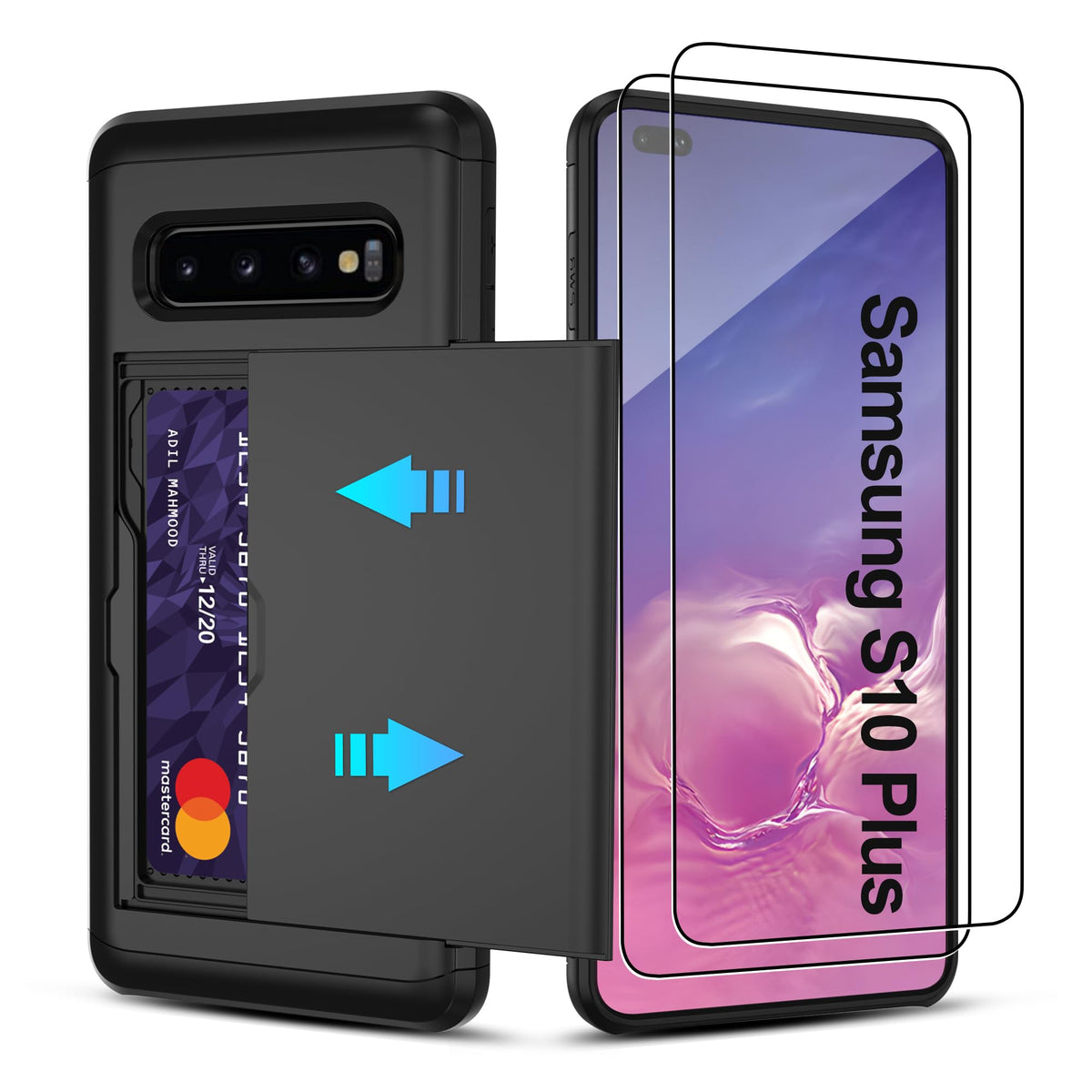 PC+silicone phone case with SIM card slot for Samsung Galaxy A56 5G