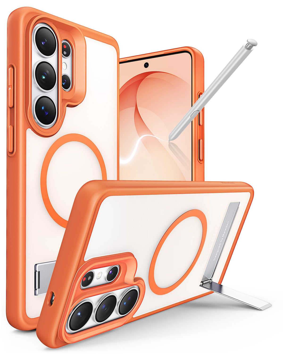 Magnetic shockproof phone case for  with built-in phone stand