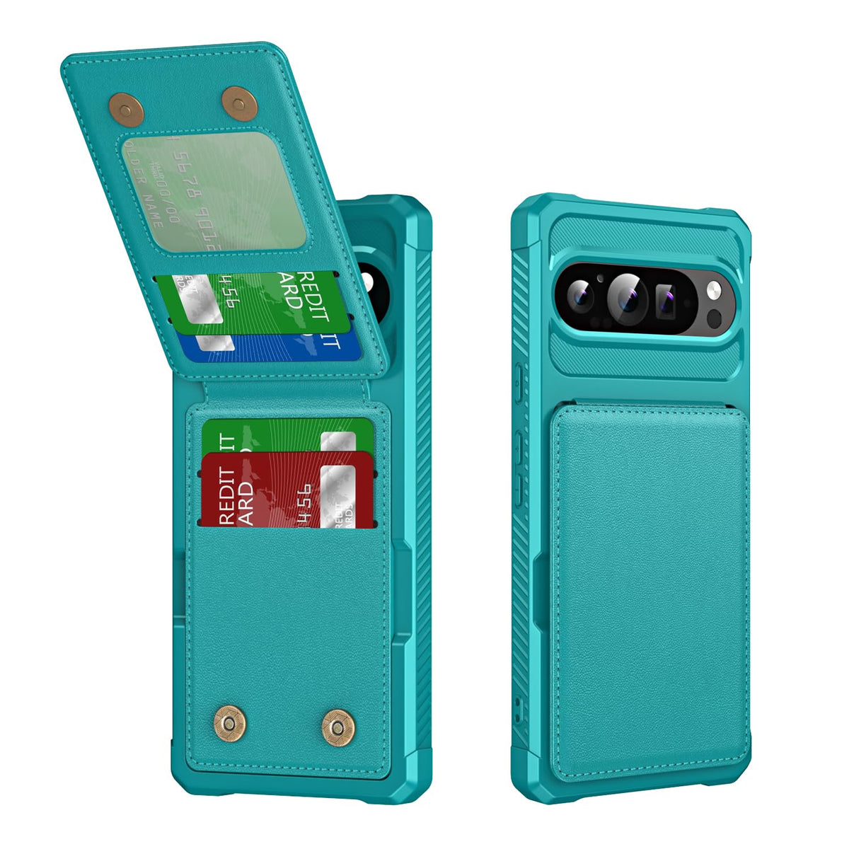PU+TPU Shockproof Wallet Phone Case for Google Pixel 9a 