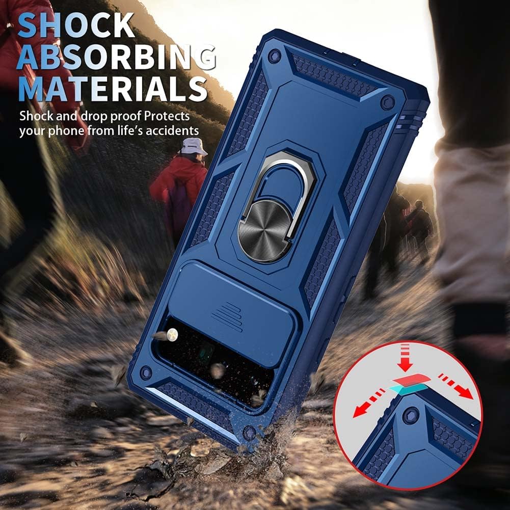 Shockproof Military Grade Stand Phone Case for Google Pixel 6 Pro 