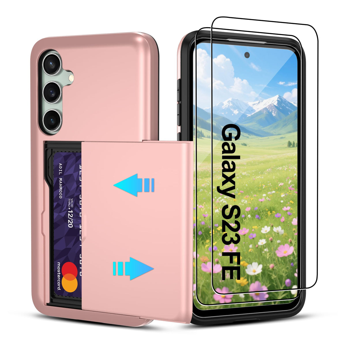 PC+silicone phone case with SIM card slot for Samsung Galaxy A56 5G