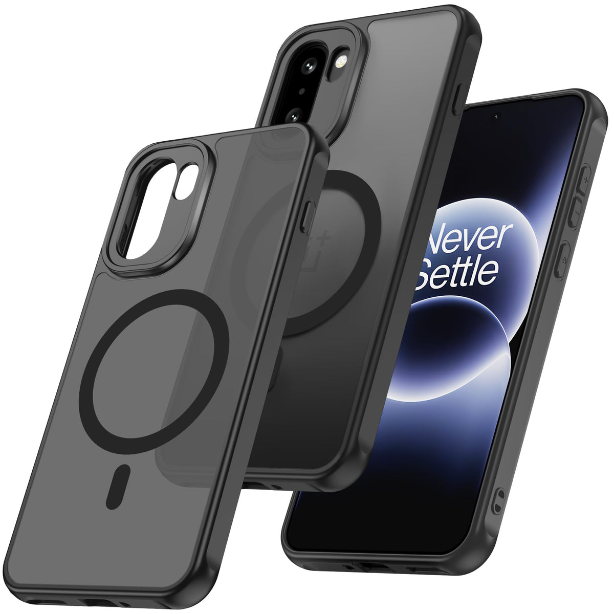 Magnetic military-grade shockproof phone case for OnePlus 15R [MagnSafe compatible]