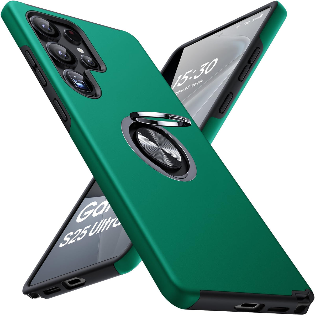 Shockproof phone case for Samsung Galaxy A56 5G, includes two screen protectors.