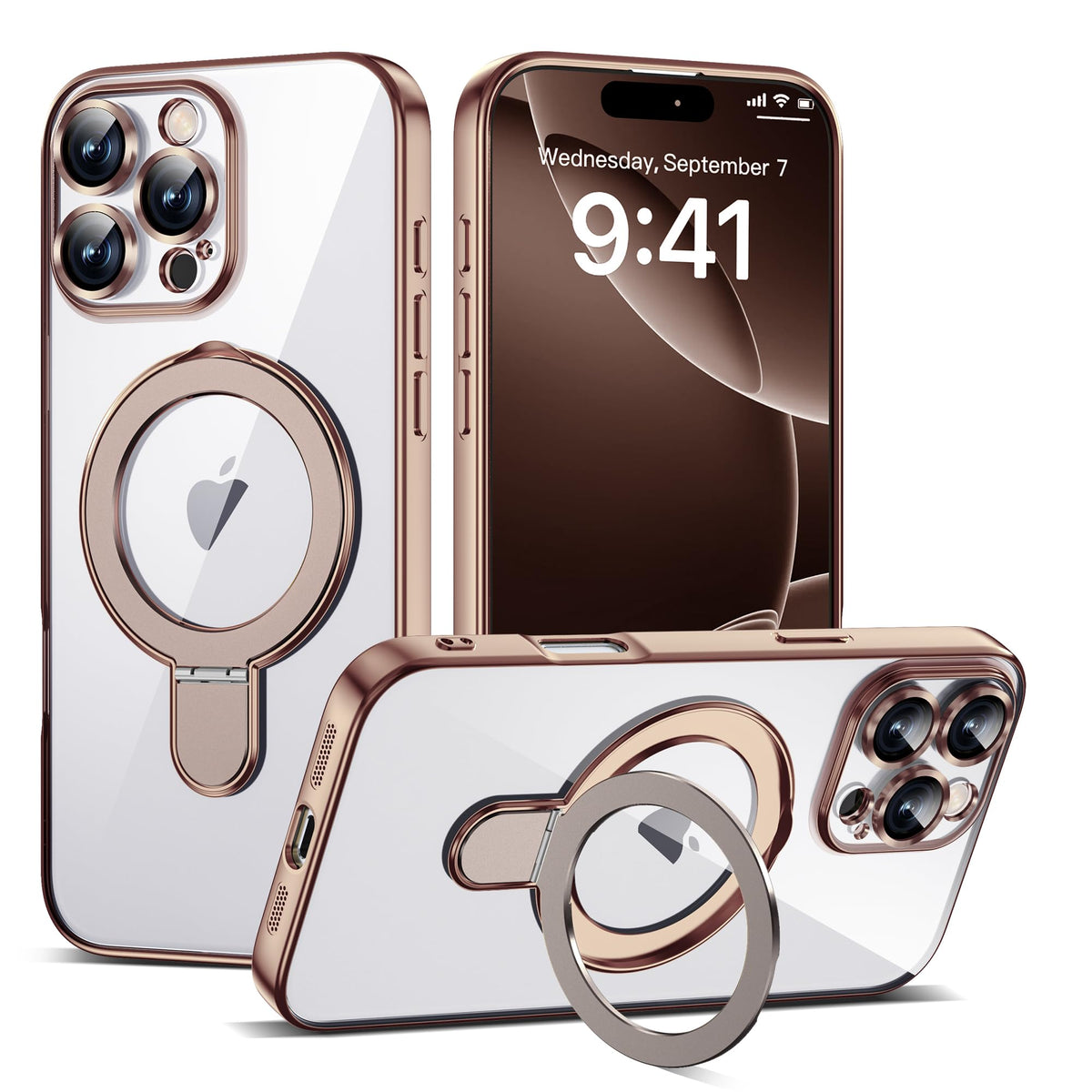 Magnetic [MagnSafe Compatible] Soft Electroplated Phone Case for iPhone 16 Pro