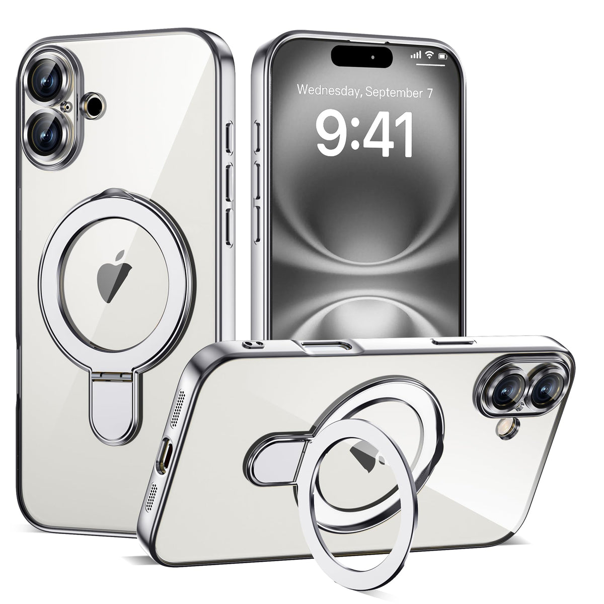 Magnetic [MagnSafe Compatible] Soft Electroplated Phone Case for iPhone 16 Pro