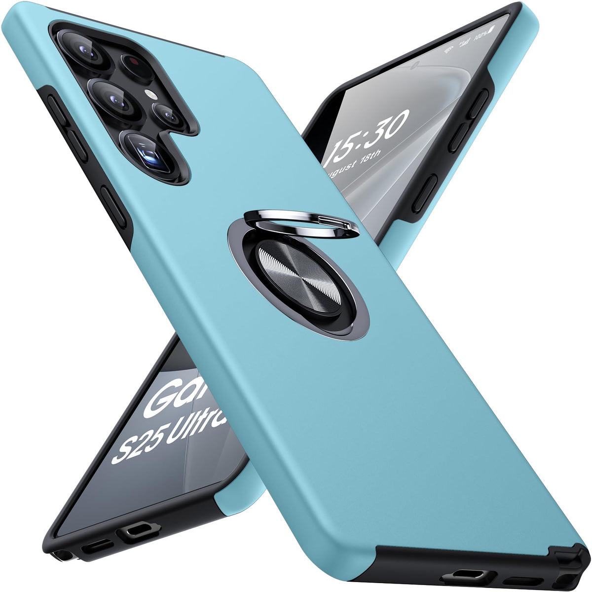 Shockproof phone case for Samsung Galaxy A56 5G, includes two screen protectors.