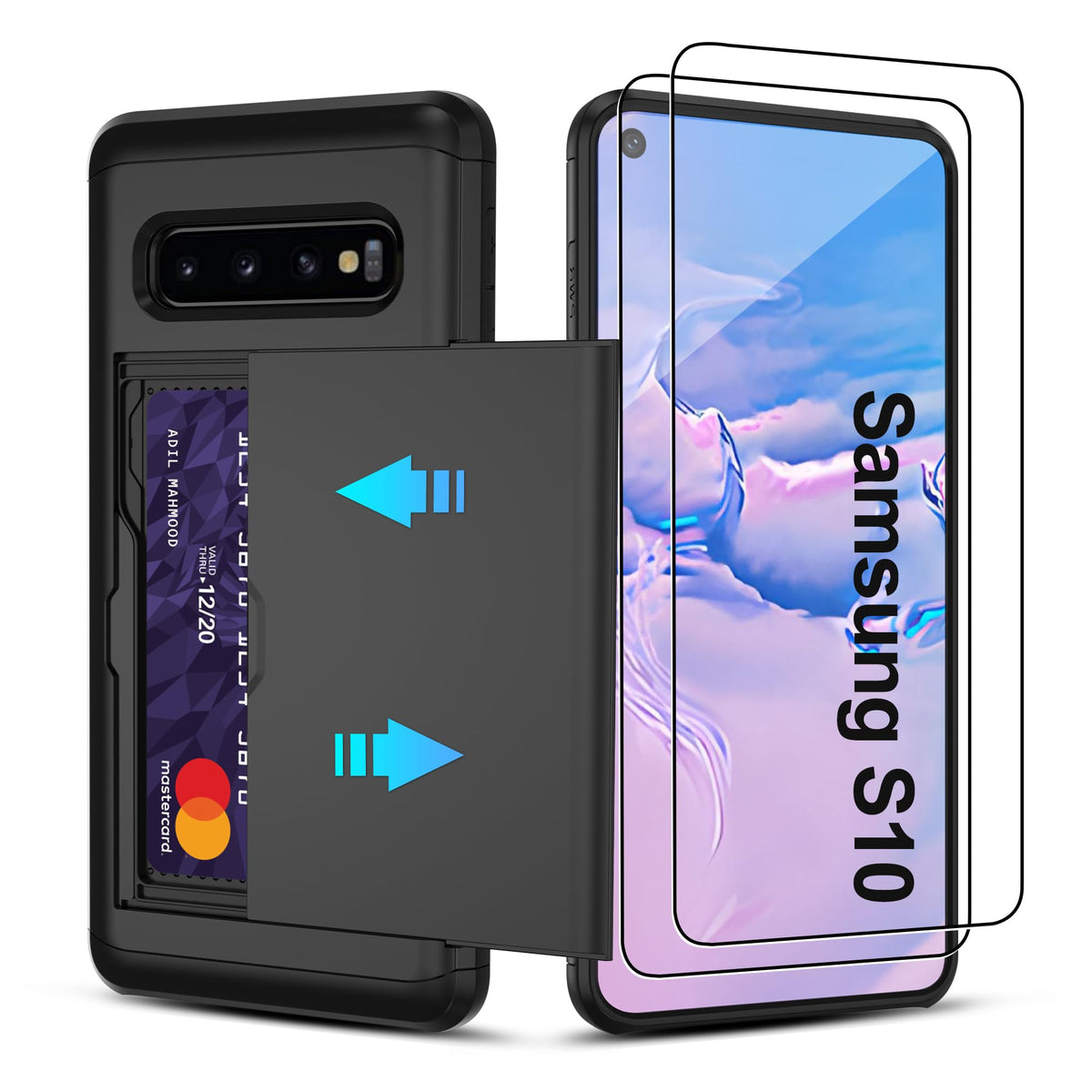 PC+silicone phone case with SIM card slot for Samsung Galaxy A56 5G