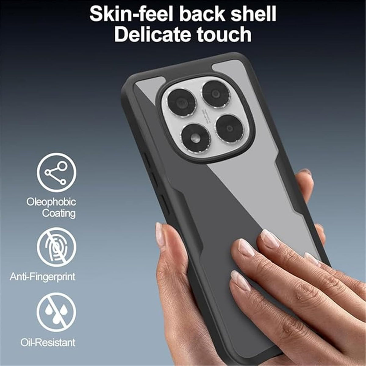 A 360¡ã all-around transparent Shockproof phone case for Redmi Note 14
