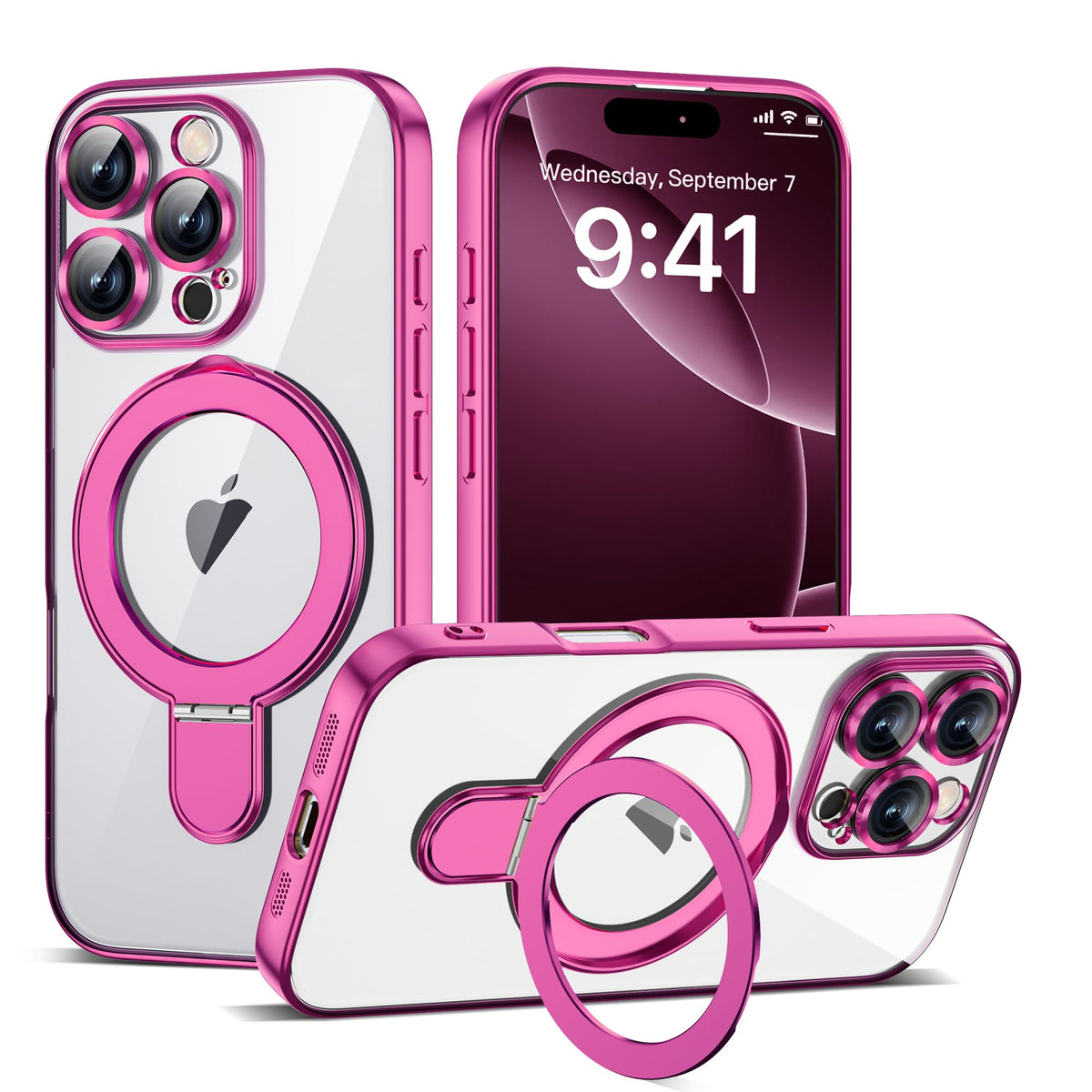 Magnetic [MagnSafe Compatible] Soft Electroplated Phone Case for iPhone 16 Pro