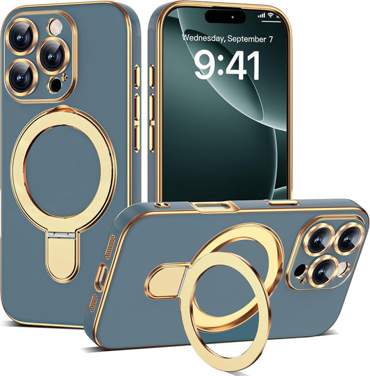 Magnetic [MagnSafe Compatible] Soft Electroplated Phone Case for iPhone 16 Pro