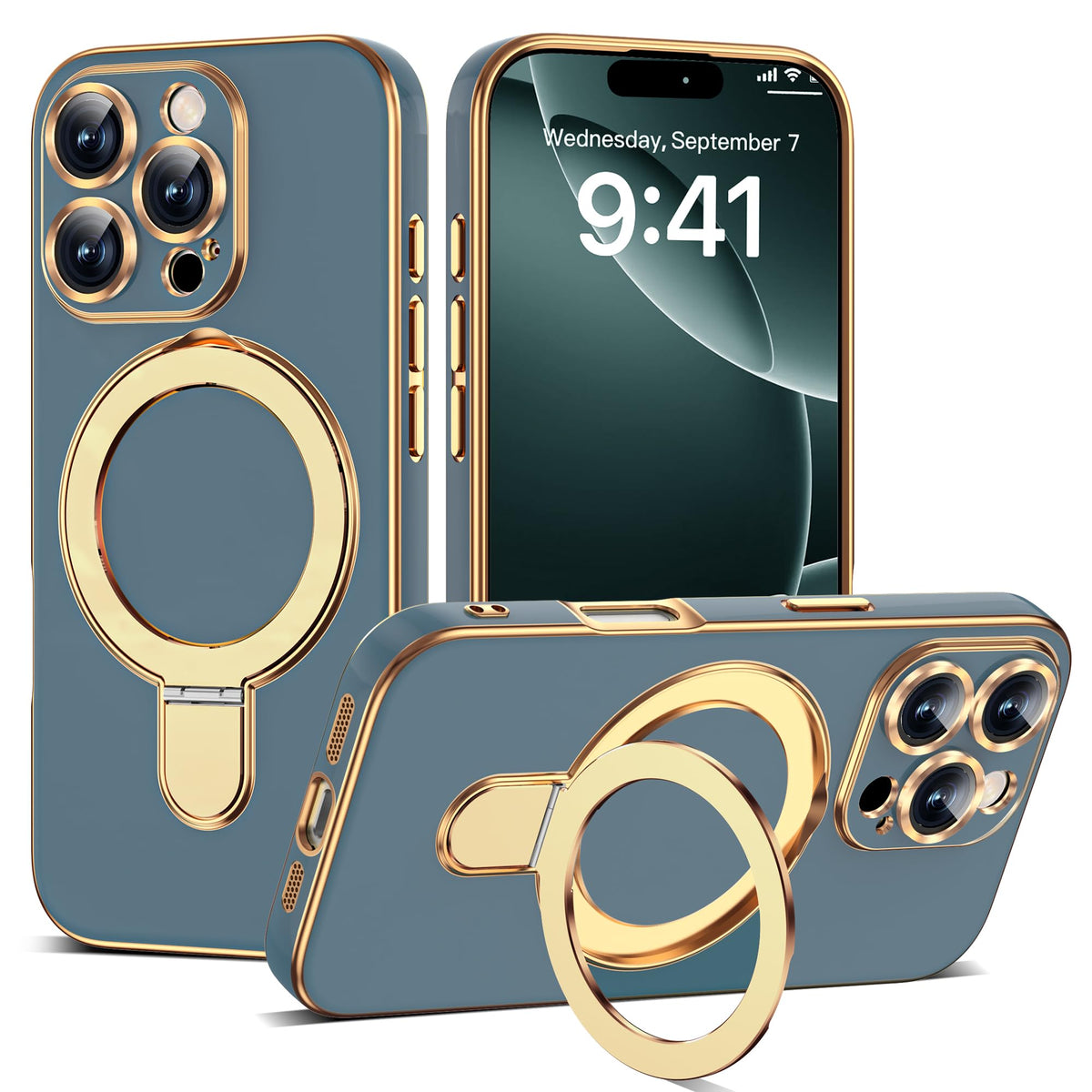 Magnetic [MagnSafe Compatible] Soft Electroplated Phone Case for iPhone 16 Pro
