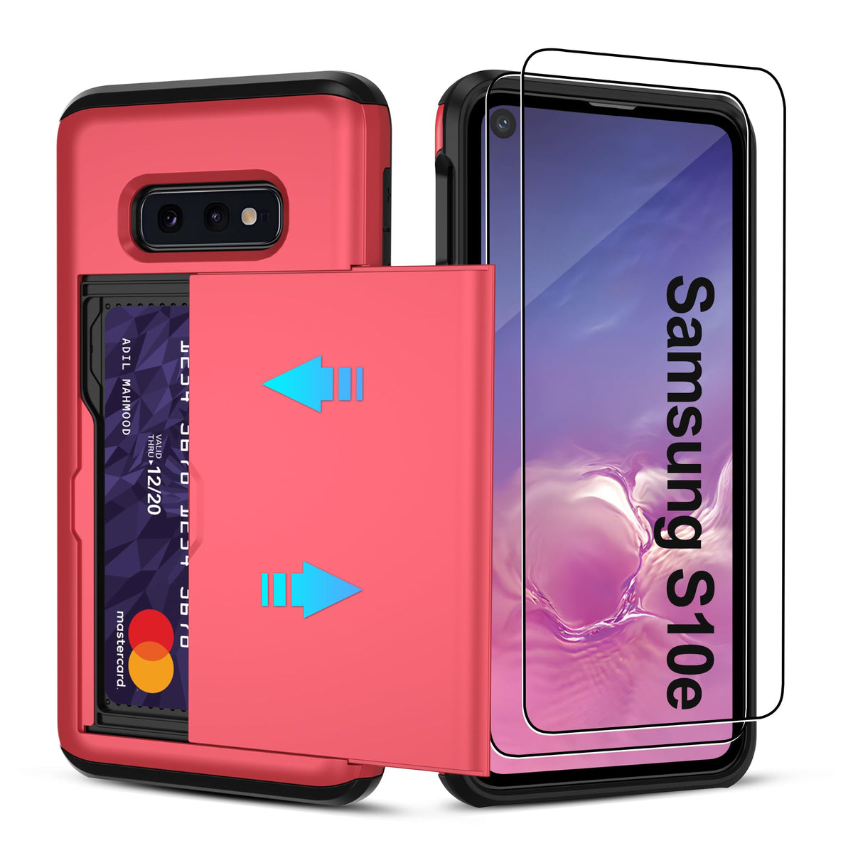 PC+silicone phone case with SIM card slot for Samsung Galaxy A56 5G