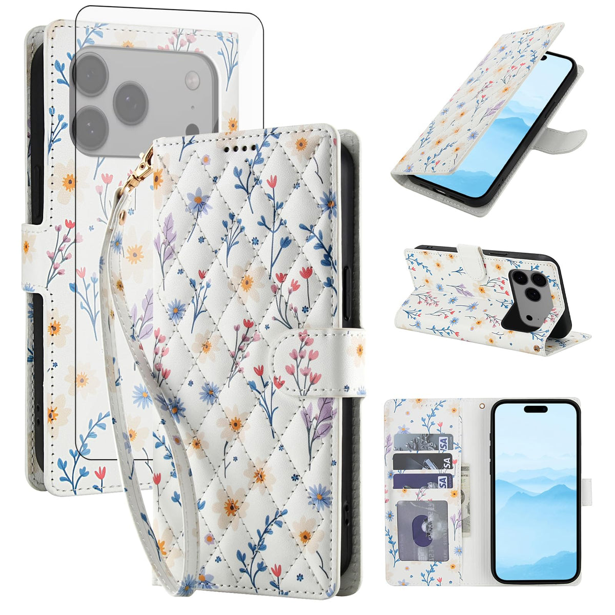 Shock-proof phone case with screen protector for iPhone 17 Pro Max
