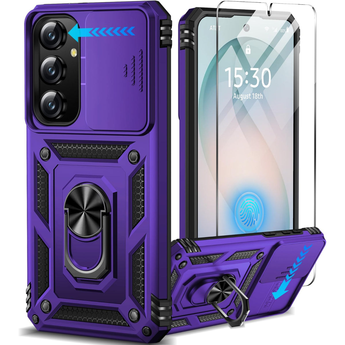 360¡ã Rotating Stand Shockproof phone case for Samsung Galaxy S26 With
