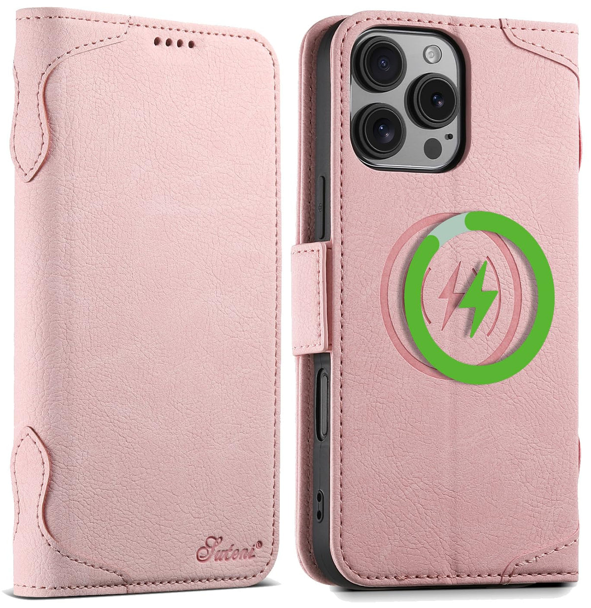 Magnetic PU TPU  Phone Case iPhone 15 Pro Max | MagSafe Shockproof