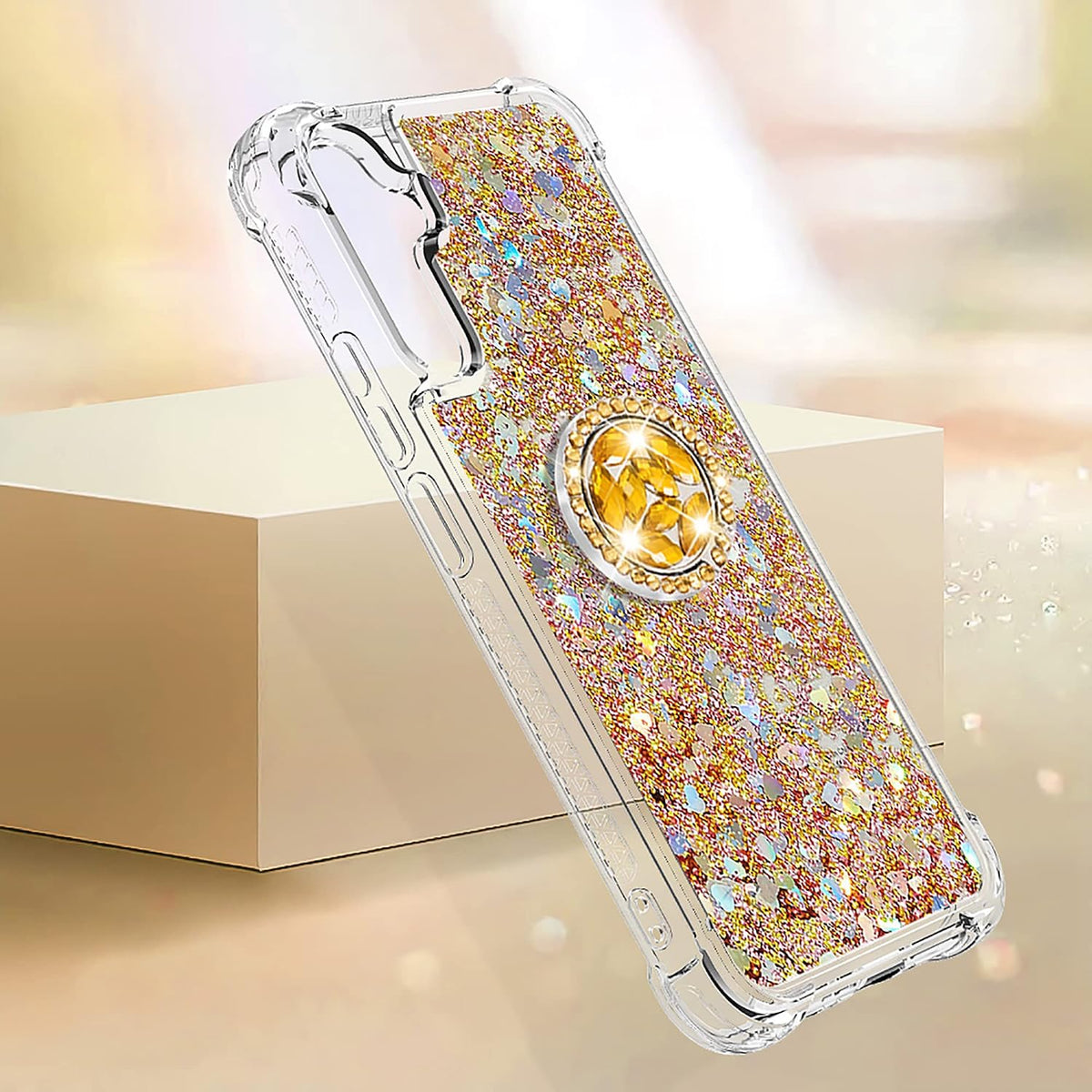 Shiny Anti-Yellowing TPU Phone Case for Samsung Galaxy A54 5G