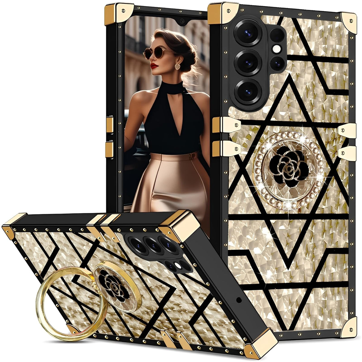TPU shockproof phone case with stand for Samsung Galaxy S26 Ultra