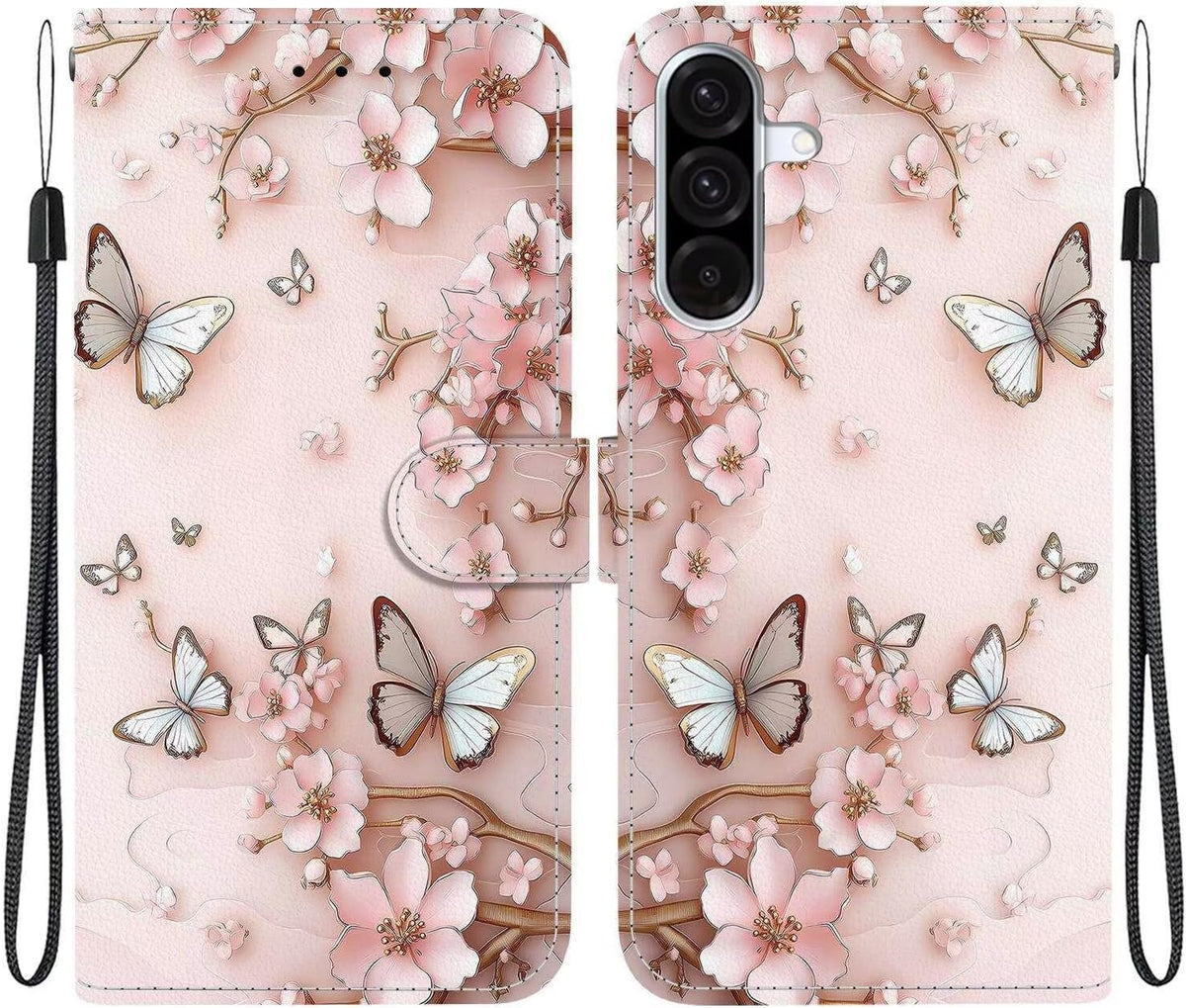Genuine Leather Flip Case for Samsung A17 4G/5G