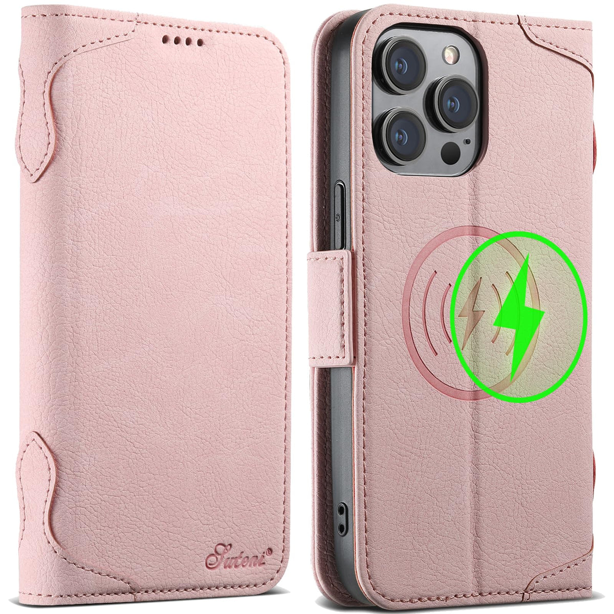 Magnetic PU TPU  Phone Case iPhone 15 Pro Max | MagSafe Shockproof