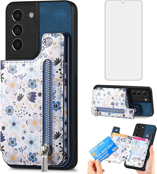 TPU+PC leather phone case, suitable for Samsung Galaxy S21 5G screen 