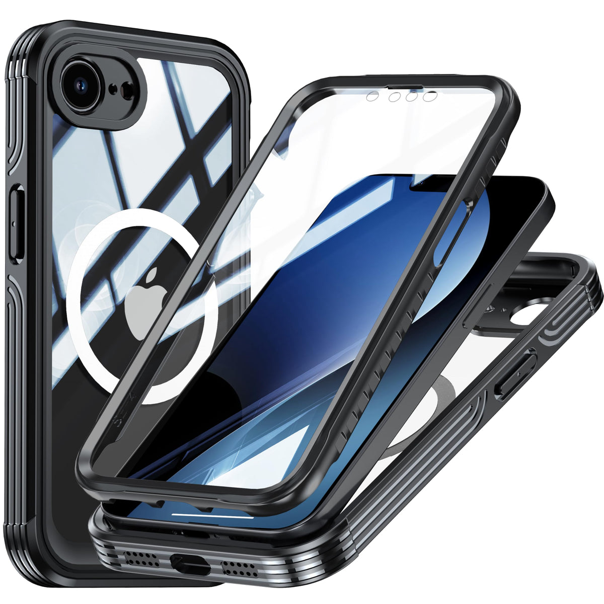 Shockproof Magnetic phone case for iPhone 17 Pro Max, military-grade 