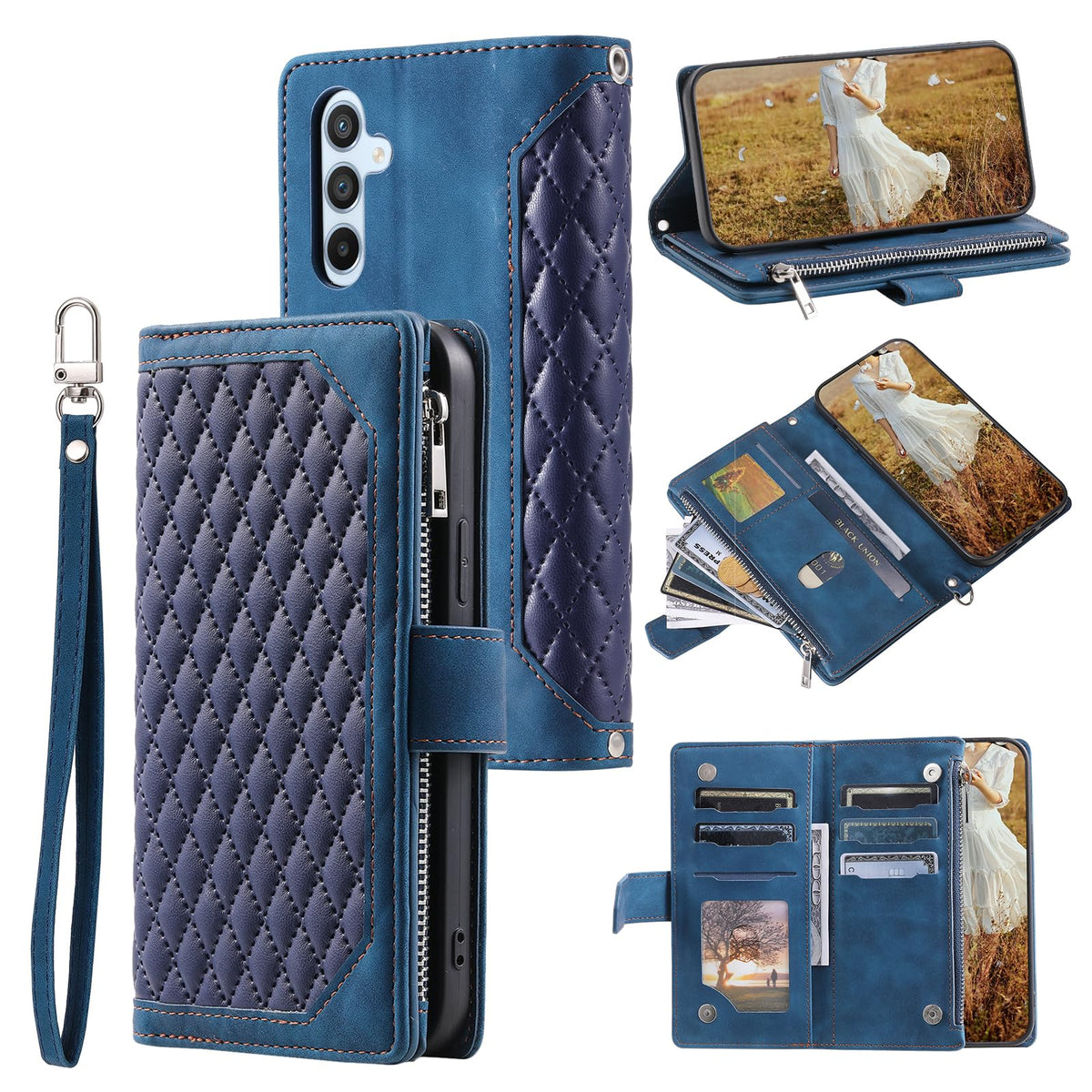 Leather phone case for Samsung Galaxy A15 4G/5G