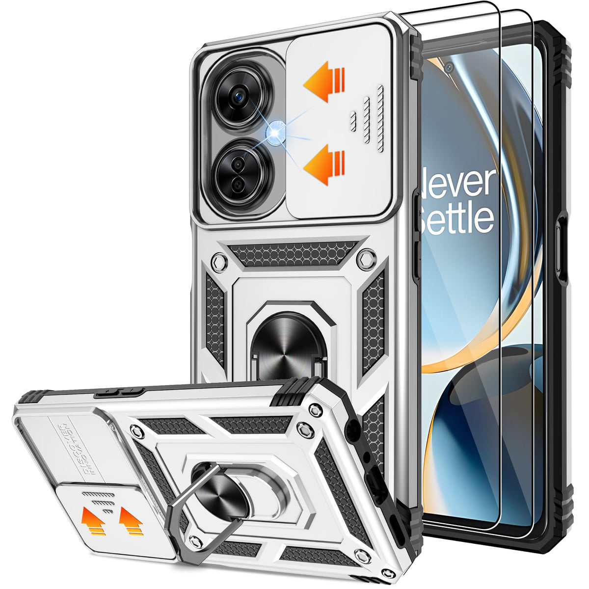 Military-grade shockproof phone case for OnePlus Nord N30 5G
