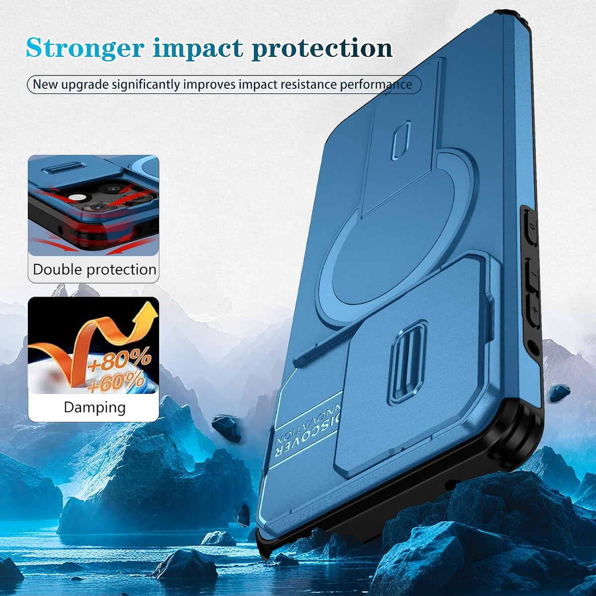 Magnetic shockproof phone case for Moto G Stylus 2025 (6.7-inch).