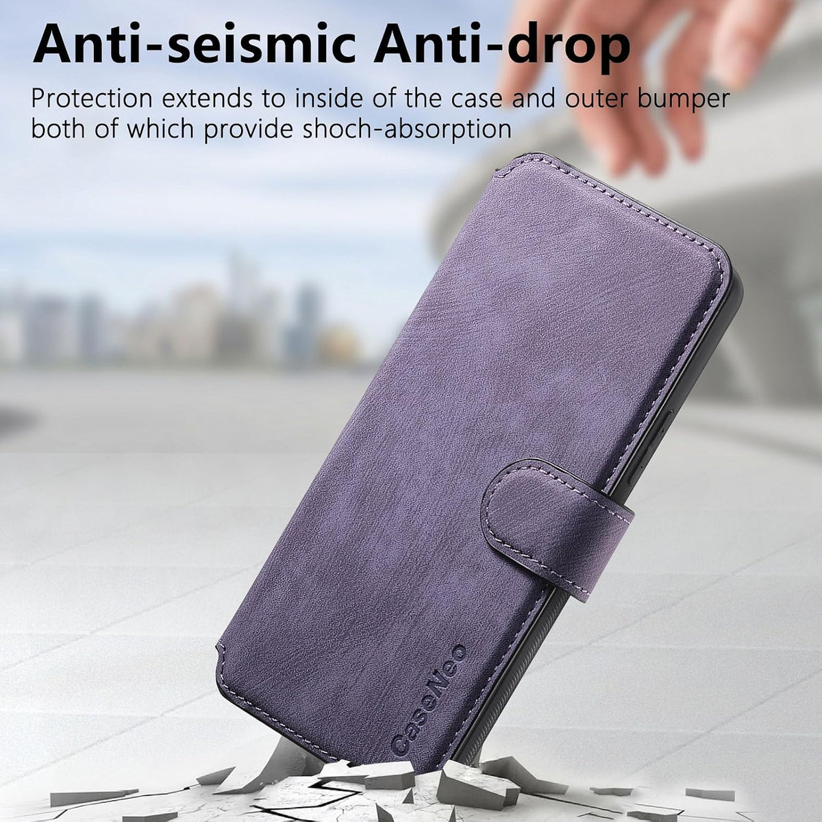 MagSafe Shockproof RFID Wallet Phone Case for Samsung Galaxy S24 Plus