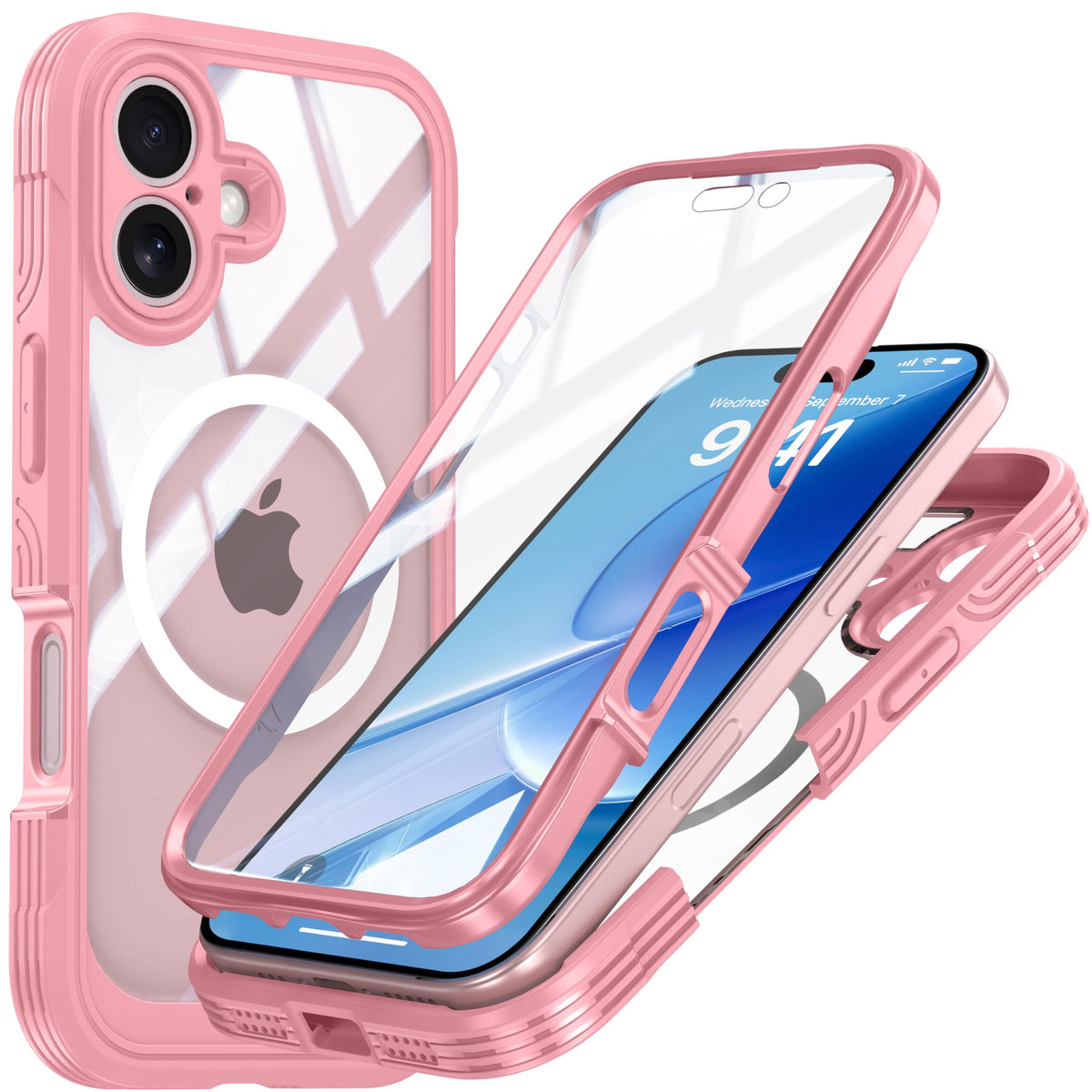 Shockproof Magnetic phone case for iPhone 17 Pro Max, military-grade 