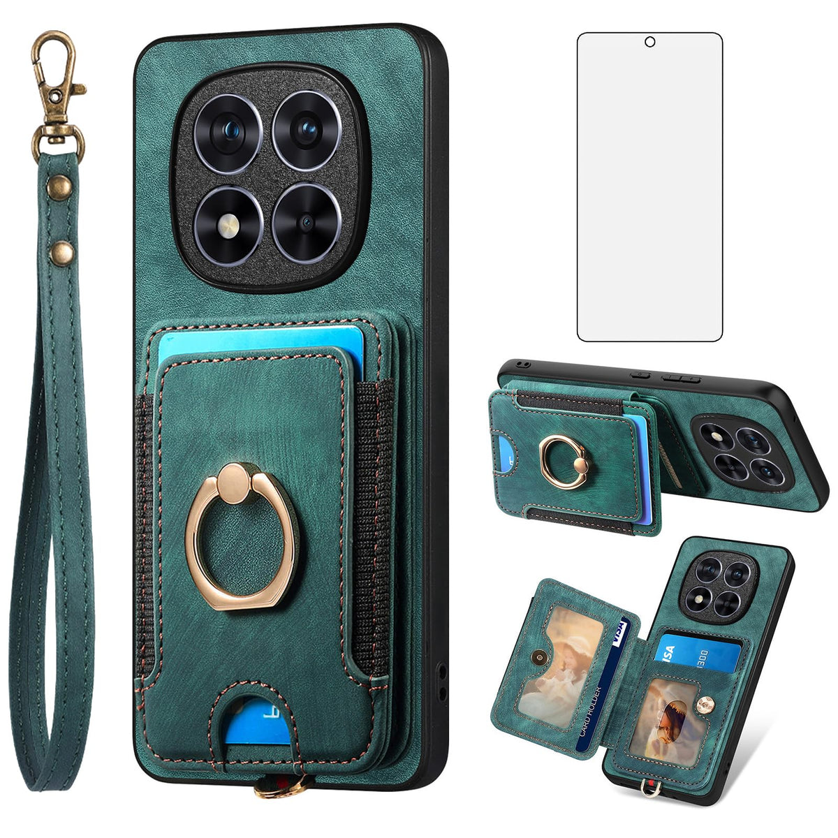 Leather phone case for Xiaomi Redmi Note 14 Pro 5G/Poco X7