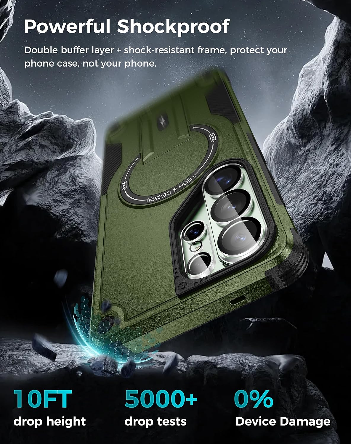 MagSafe Shockproof Phone Case for Samsung Galaxy S26 Ultra (Screen Protector Included)