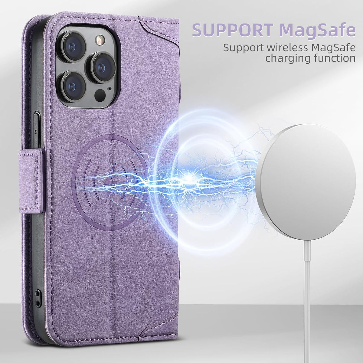 Magnetic PU TPU  Phone Case iPhone 15 Pro Max | MagSafe Shockproof