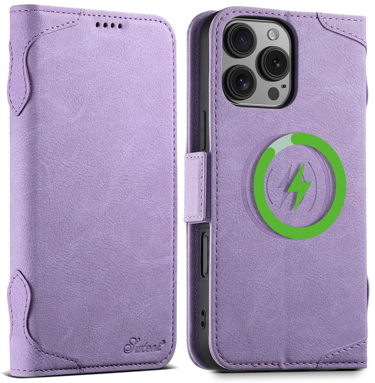 Magnetic PU TPU  Phone Case iPhone 15 Pro Max | MagSafe Shockproof