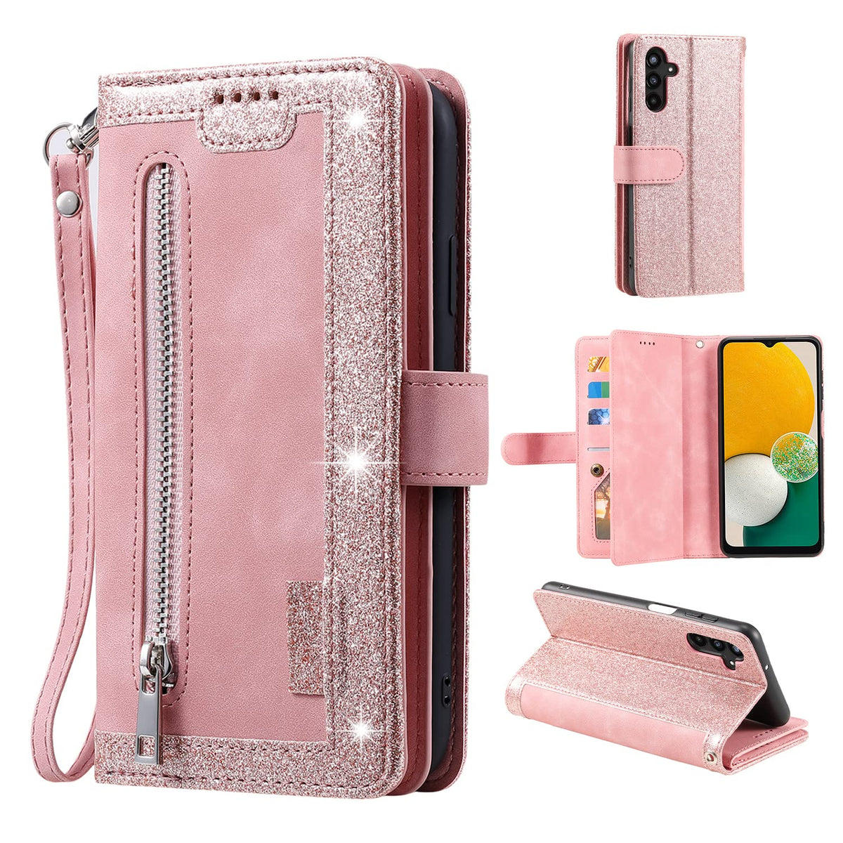 Leather phone case for Samsung Galaxy A35 5G