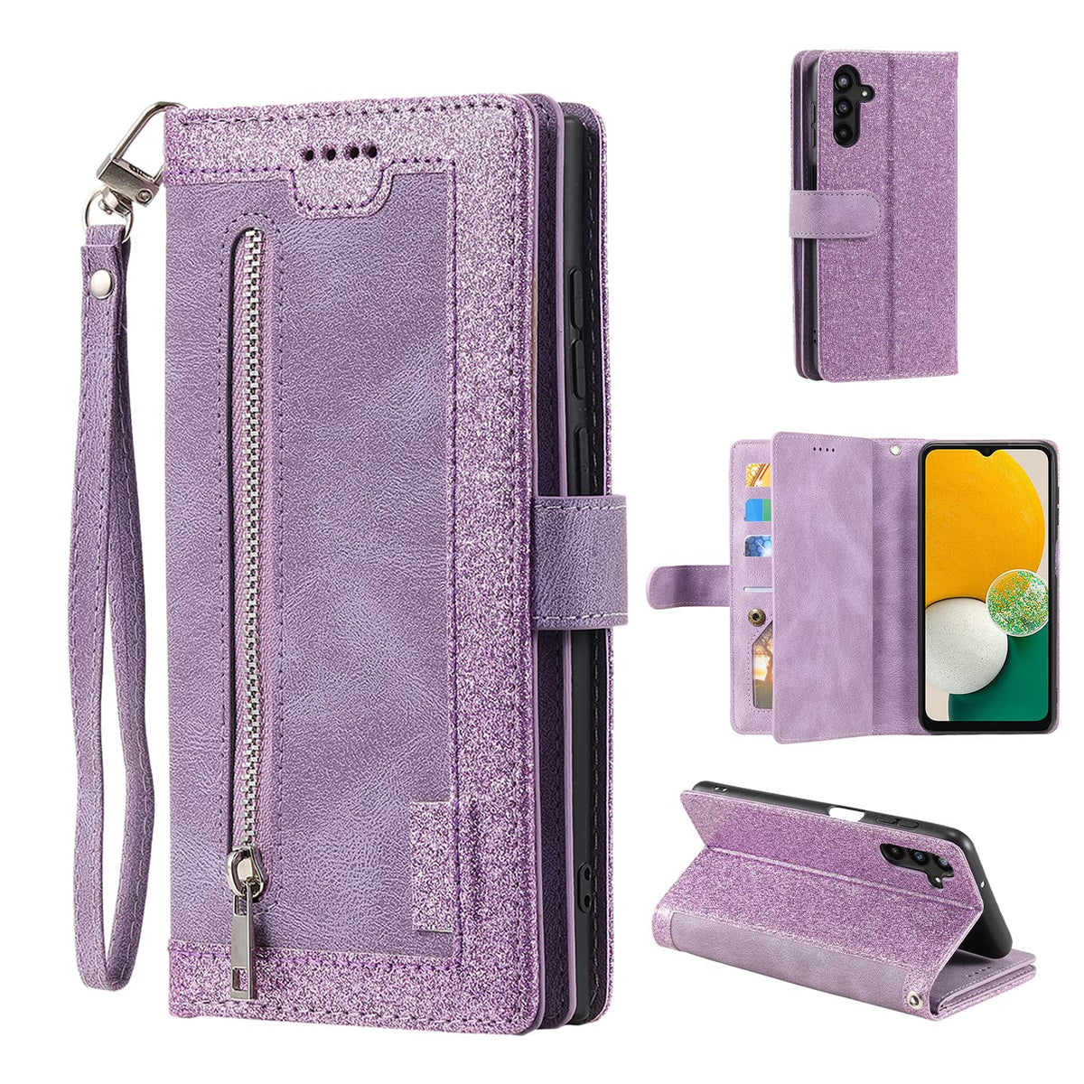 Leather phone case for Samsung Galaxy A35 5G
